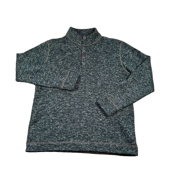 Weatherproof Vintage Men's Heathered Green Pullover Sweater L/G - Picture 2 of 5